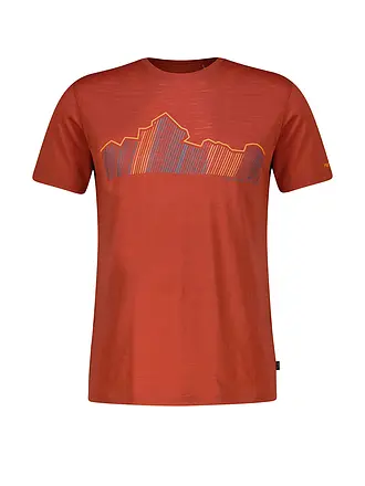 MERU | Camiseta funcional de hombre Laholm Woolmix | dunkelrot